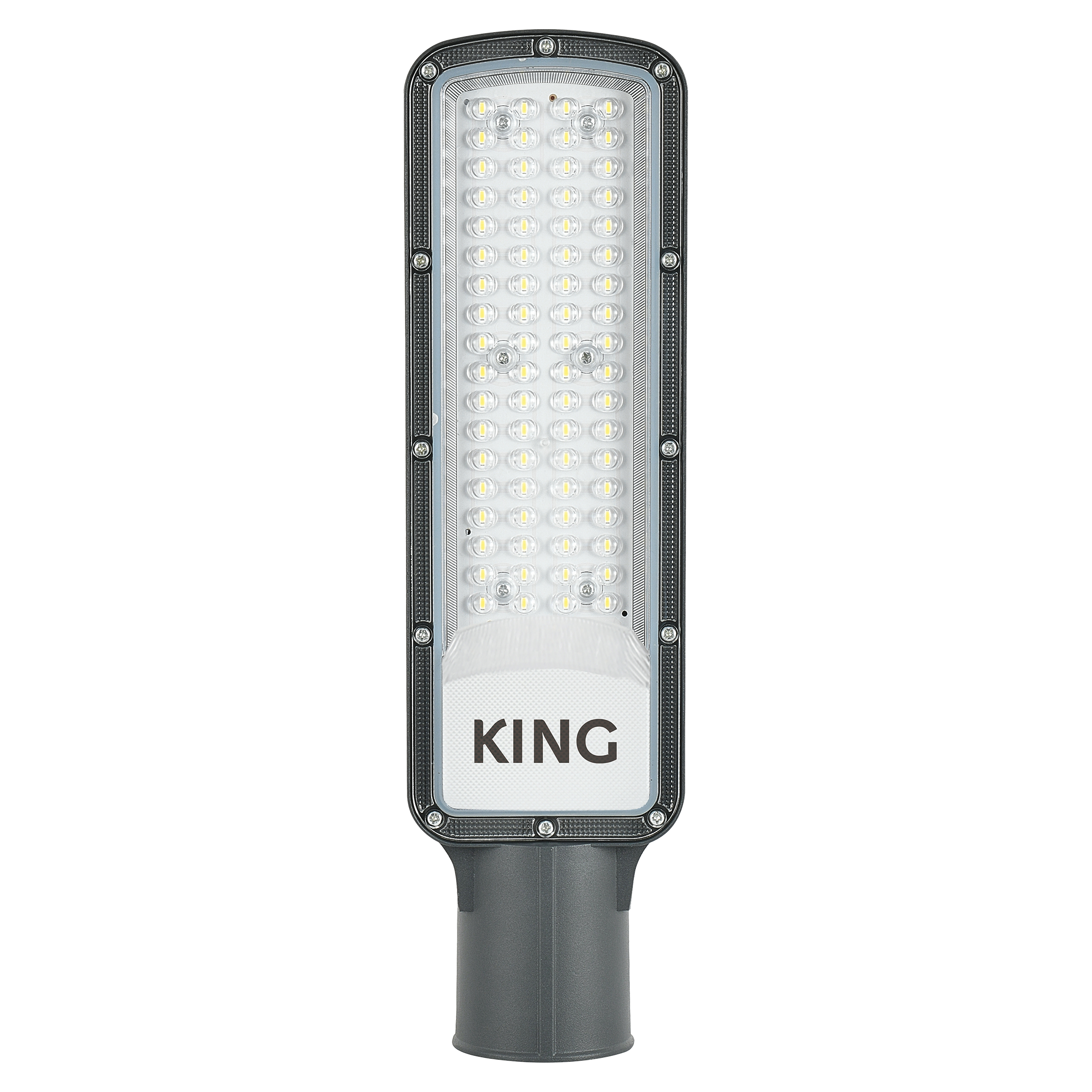 LUZ DE CALLE KING 50W, AC100-240V, 6500K, 5000LM, FP0.5, IP65, IK04