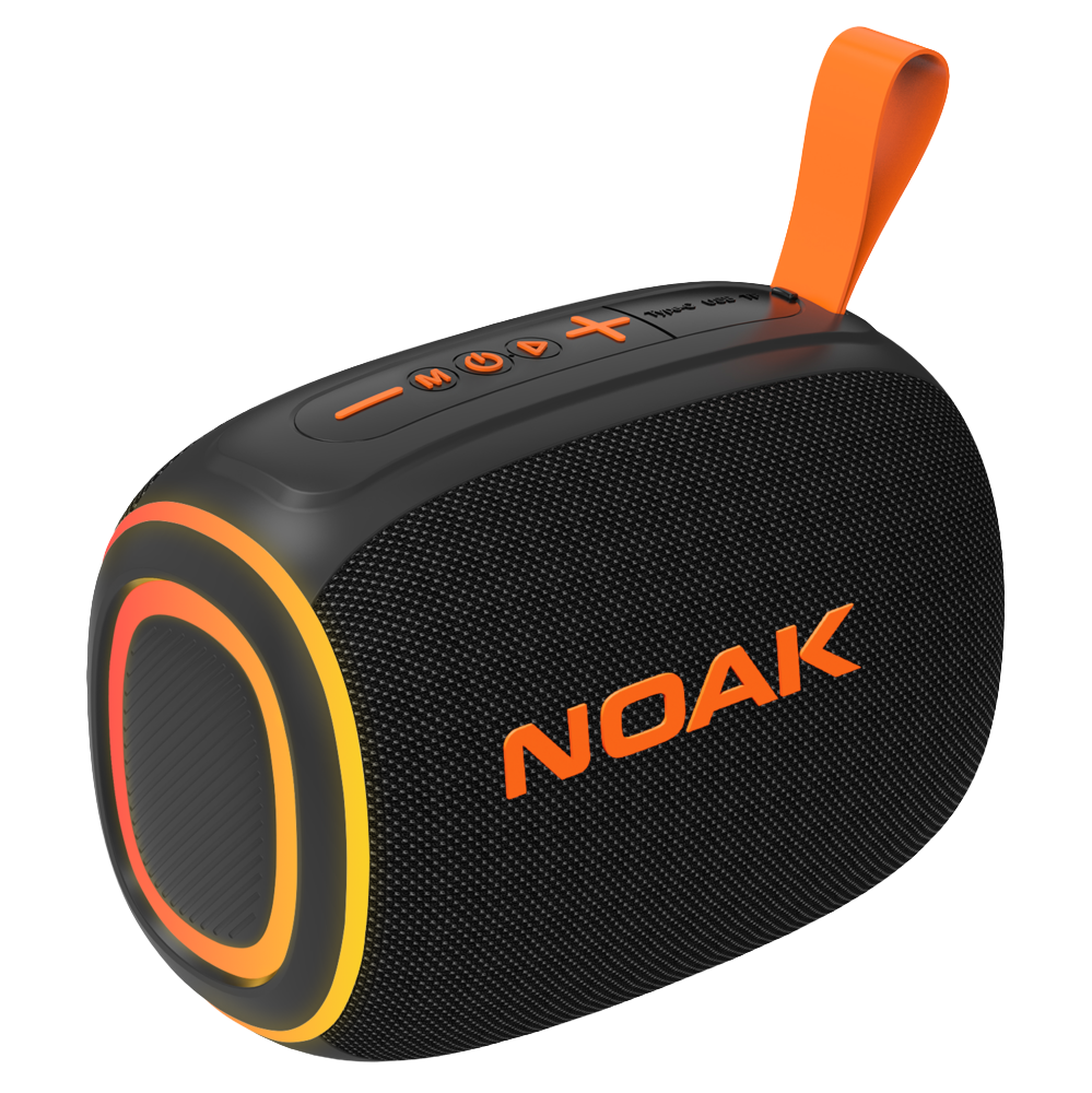 PARLANTE PORTÁTIL NOAK HELIOS 12W BLUETOOTH BASS 10W NEGRO