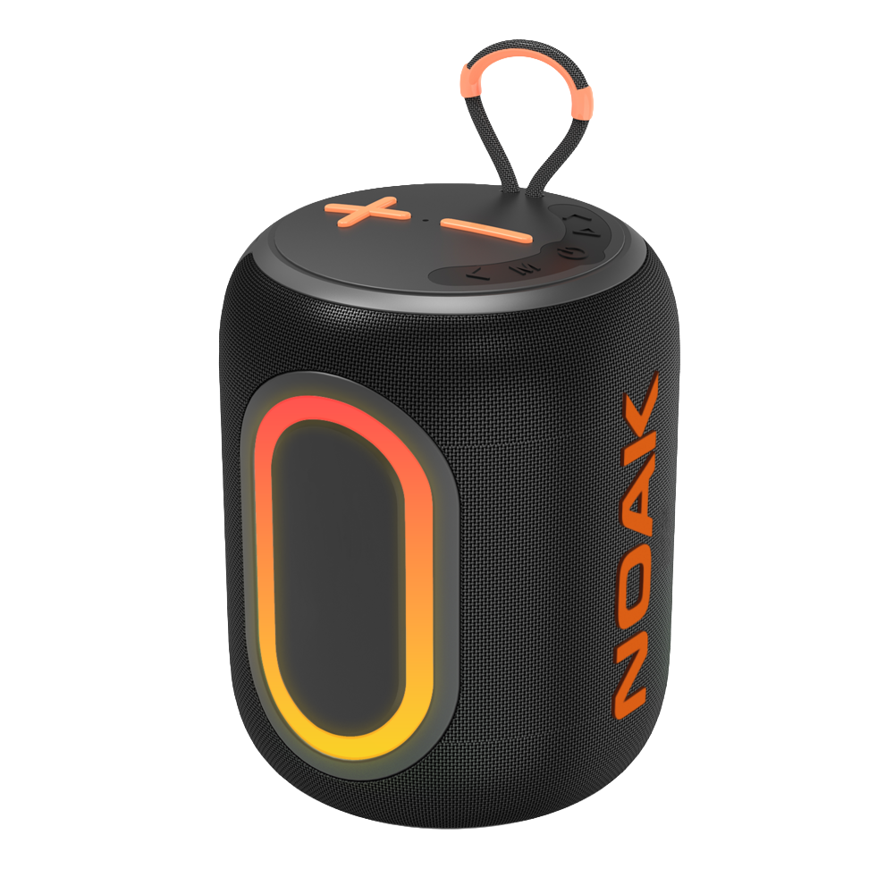 PARLANTE PORTATIL NOAK NANO 40W MICRO RGB BLUETOOTH NEGRO
