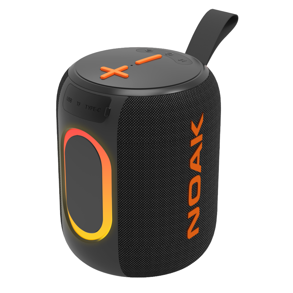 PARLANTE PORTÁTIL NOAK ION 10W BATERIA 1800 MAH BLUETOOTH NEGRO