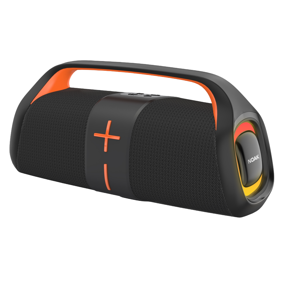 PARLANTE PORTÁTIL NOAK VULCANO 30W BLUETOOTH RGB 20W NEGRO