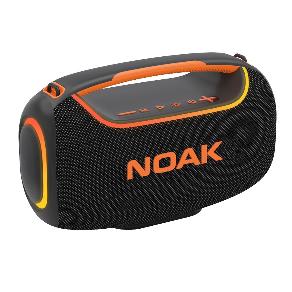 PARLANTE PORTÁTIL NOAK TITÁN 80W BLUETOOTH DSP 60W RMS NEGRO