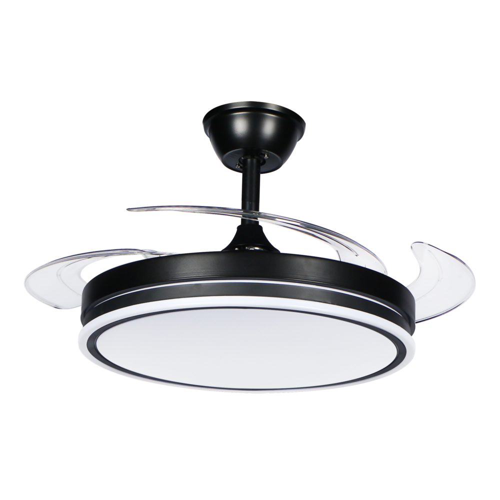 VENTILADOR DE TECHO RETRÁCTIL 42" NOAK MOTOR DC NEGRO
