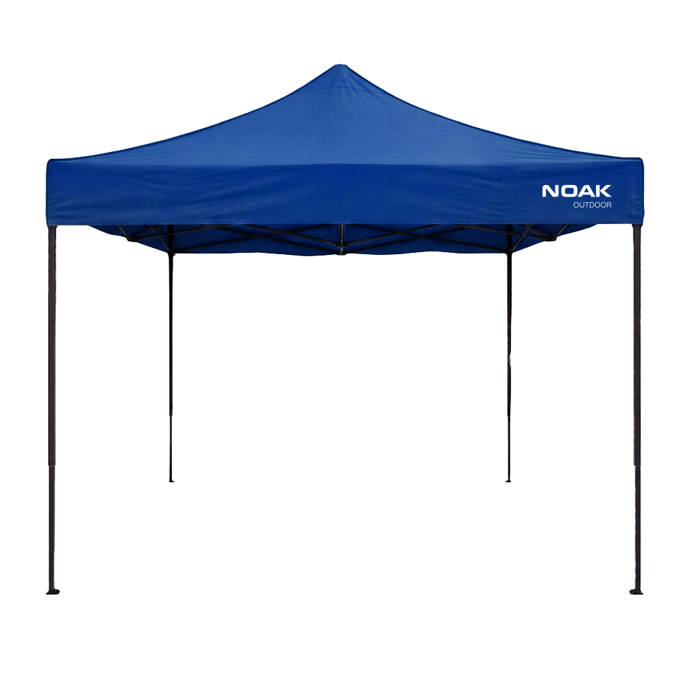 GAZEBO 3X3 AZUL NOAK ESTRUCTURA ACERO TECHO TELA OXFORD 600D