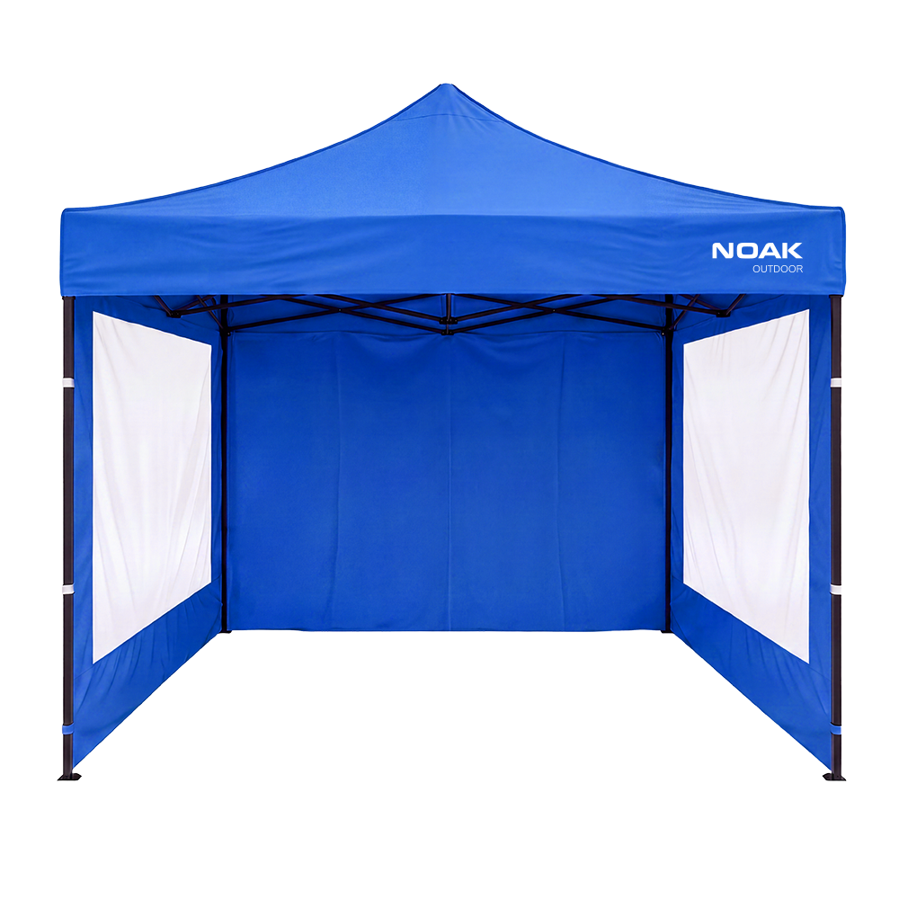 GAZEBO 3X3M AZUL NOAK ESTRUCTURA ACERO TELA OXFORD 600D