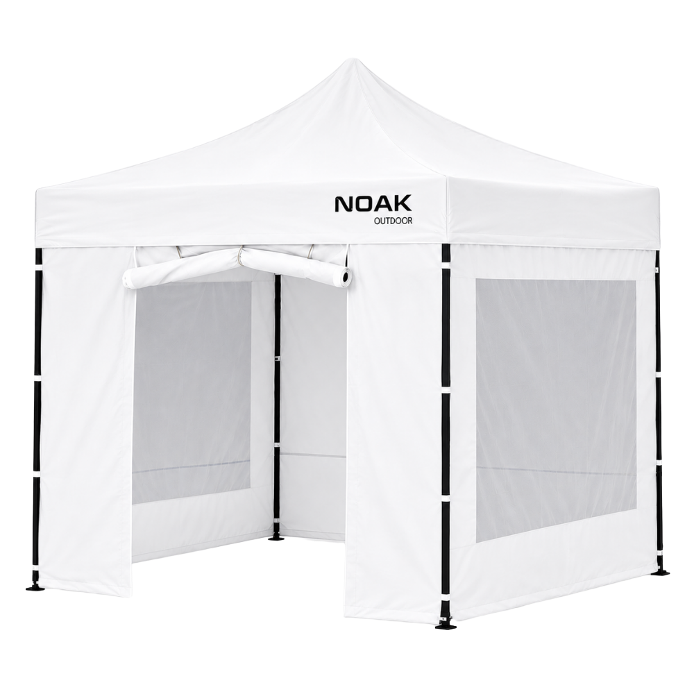 GAZEBO 3X3M BLANCO NOAK ESTRUCTURA ACERO TELA OXFORD 600D 12KG