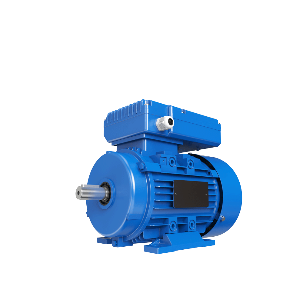 Motor Ronin Monofásico - Eficiencia: IE1 - Polos: 2 (3000 RPM) - Cuerpo de Aluminio - 1 HP / 0,75 kW - Carcasa: 801 - B3 - Tensión: 220V
