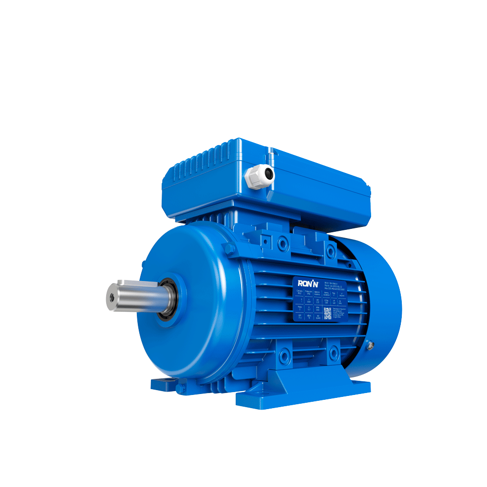Motor Ronin Monofásico - Eficiencia: IE1 - Polos: 2 (3000 RPM) - Cuerpo de Aluminio - 3 HP / 2,2 kW - Carcasa: 90L2 - B3 - Tensión: 220V
