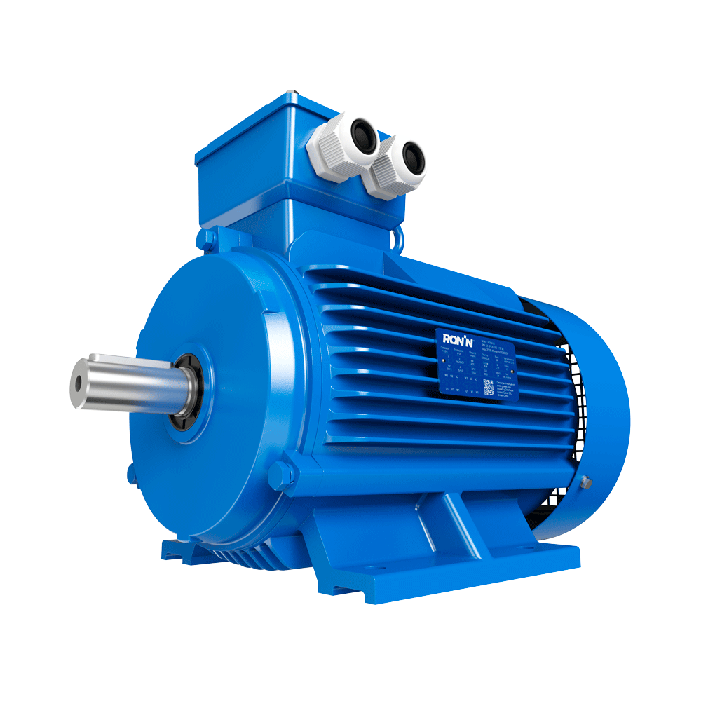 Motor Ronin Trifásico - Eficiencia: IE2 - Polos: 4 (1500 RPM) - Cuerpo de fundición de Hierro - 5,5 HP / 4 kW - Carcasa: 112M - B3 - Tensión: 380/660V