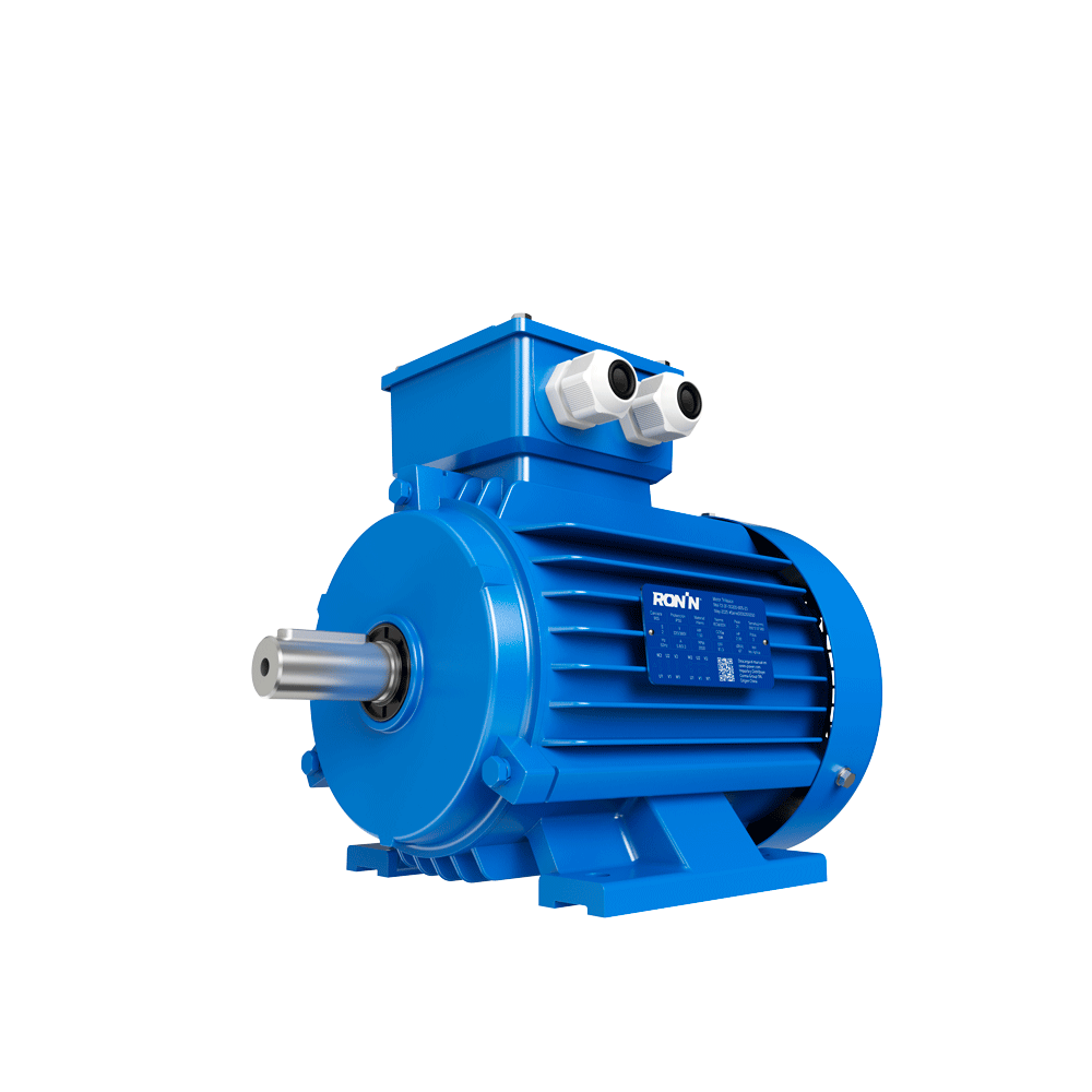 Motor Ronin Trifásico - Eficiencia: IE2 - Polos: 6 (1000 RPM) - Cuerpo de Aluminio - 1 HP / 0,75 kW - Carcasa: 90S - B3 - Tensión: 220/380V