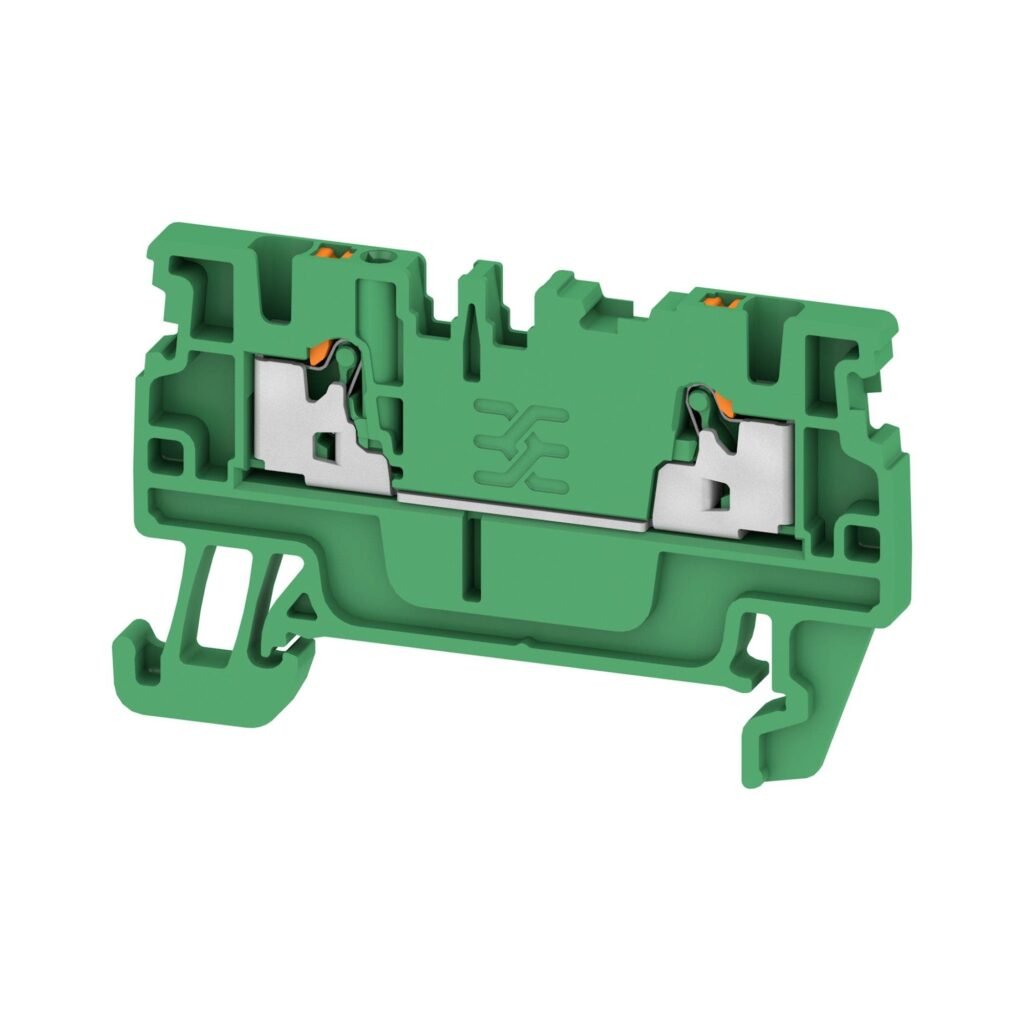 Borne de paso, Push-In, 1.5 mm², 500 V, 17.5 A, verde A2C 1.5 GN – Weidmüller