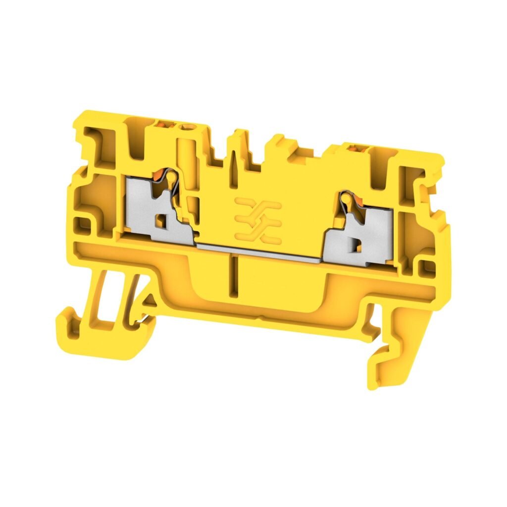 Borne de paso, Push-In, 1.5 mm², 500 V, 17.5 A, amarillo A2C 1.5 YL – Weidmüller
