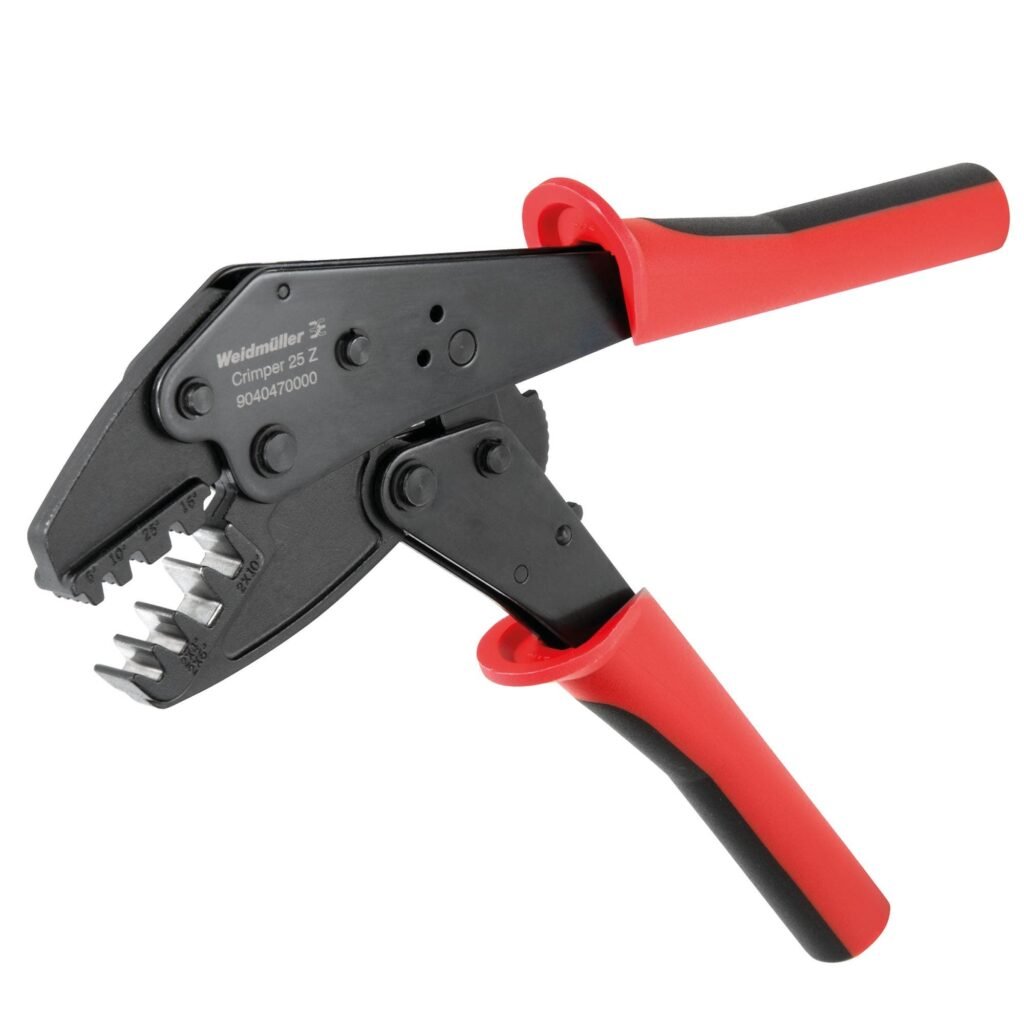 Herramienta Redline para prensar terminales tubulares, 6mm², 25mm², Crimpado trapezoidal CRIMPER 25 Z (tubulares) – Weidmüller