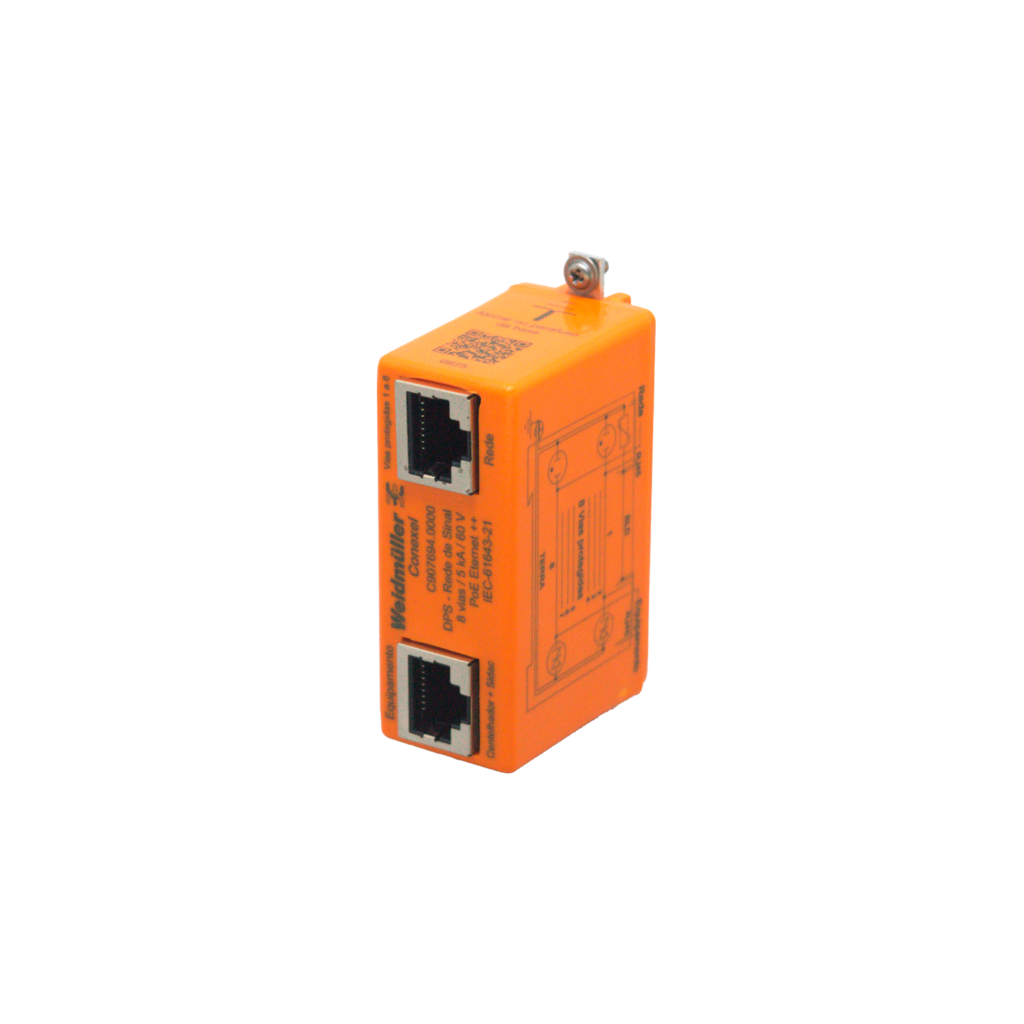 Descargador de sobretension ECO POE RJ45 CAT6 – Weidmüller DPS ECO POE RJ45 CAT6