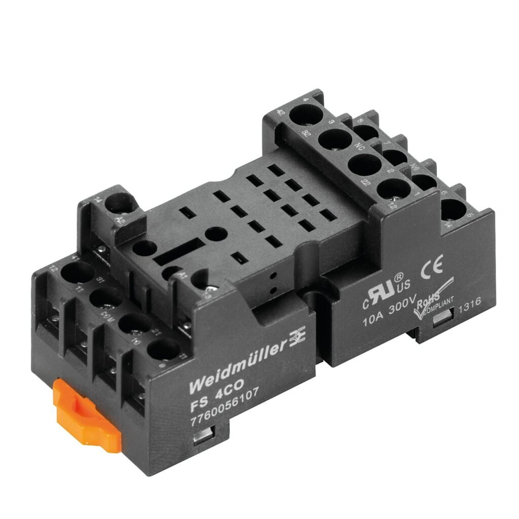 Zócalo FS 4CO DRM, 4 inversores – Weidmüller
