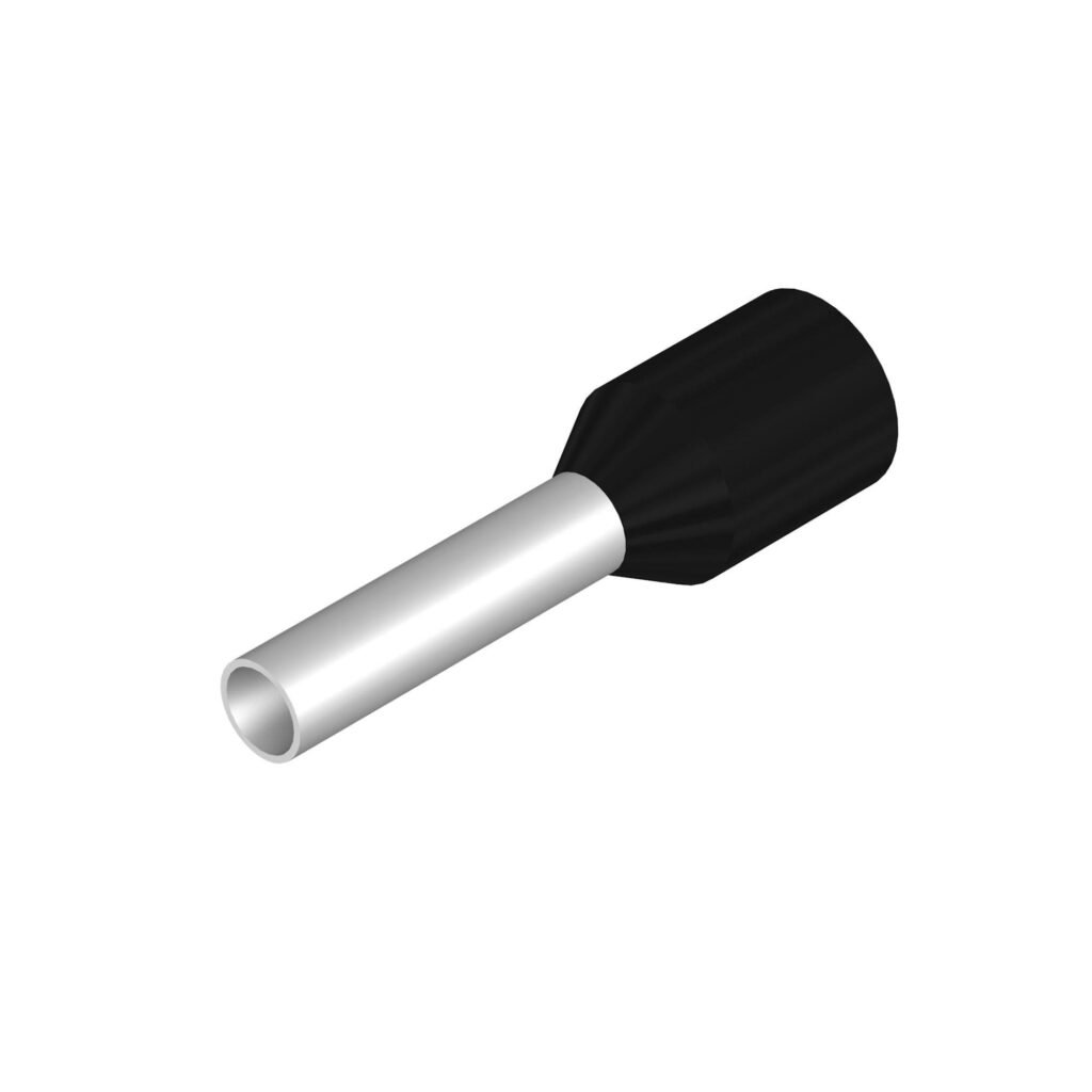 Puntera preaislada, p/ 1,5mm2 negro - H1,5/14D ■ – Weidmüller H1,5/14D SW