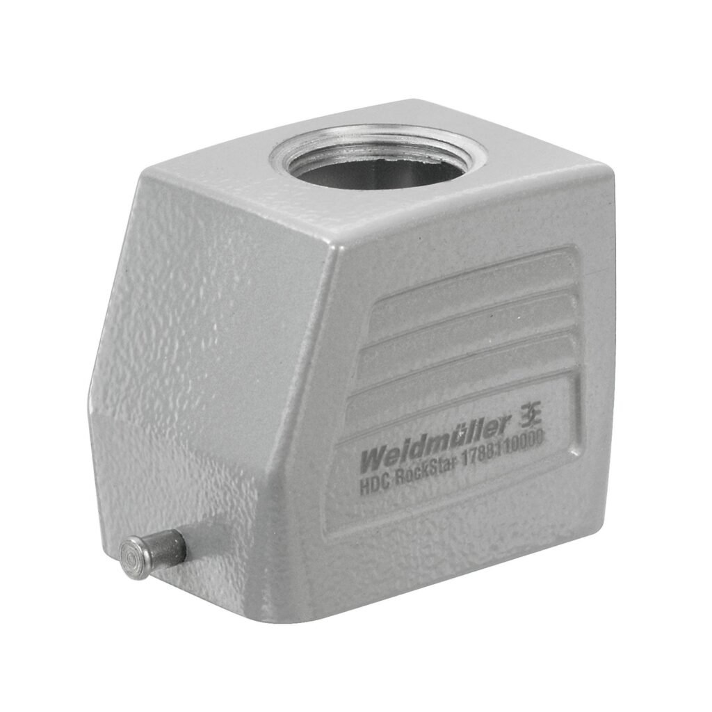 Capota tamaño 3 enclavamiento longitudinal HDC-06B-TOLU-1M20G 6 polos – Weidmüller