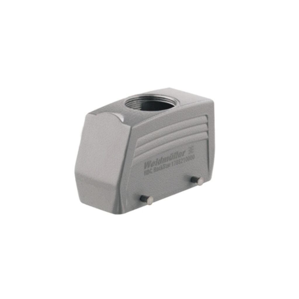 Capota tamaño 6 enclavamiento lateral HDC-16B-TOBU-1M25G 16 polos – Weidmüller