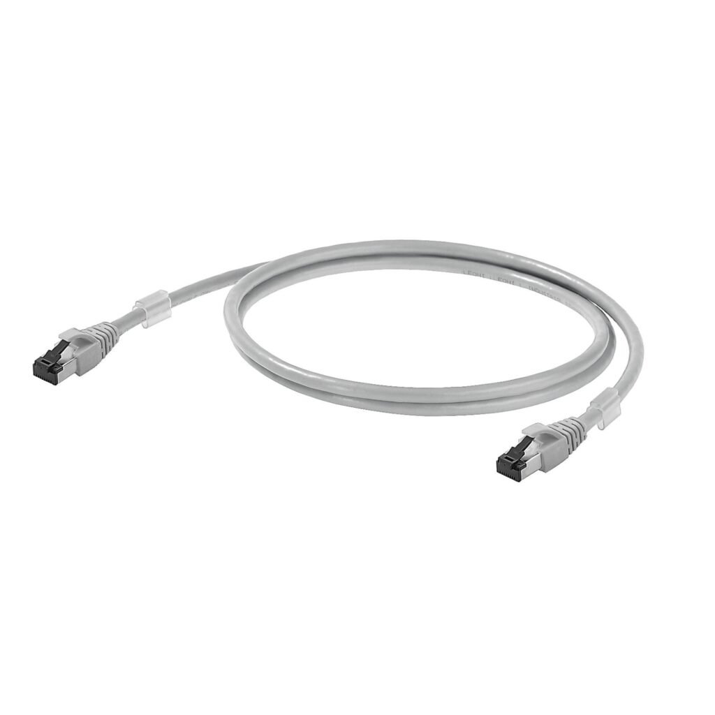 Patchcord, RJ45 IP20, RJ45 IP20, 20 m Class EA (ISO/IEC 11801 2010), Poco humo, cero halógenos (LSZH), 0.2 mIE-C6FP8LD0002M40M40-D – Weidmüller