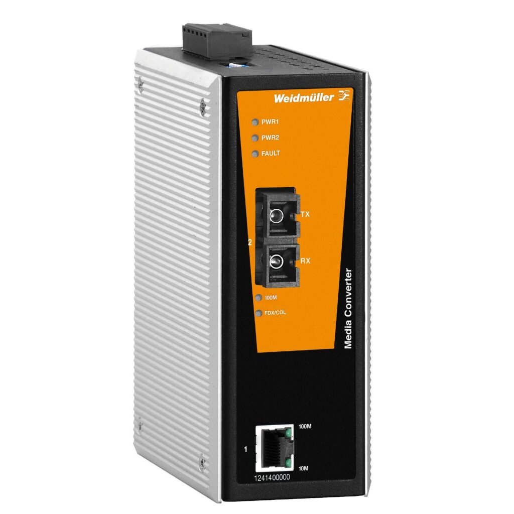 Convertidor de cables, Fast Ethernet, Número de puertos: 1x RJ45, 1 * SC Multimodo, IP30, 0 °C...60 °C IE-MC-VL-1TX-1SC – Weidmüller
