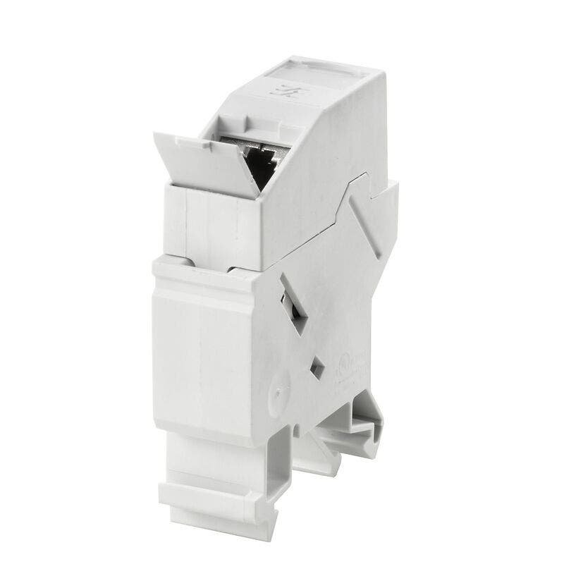 Salida de carril RJ45, Módulo RJ45, IP20, Cat.6A - Class EA (ISO-IEC 11801 2010) – Weidmüller IE-XM-RJ45-IDC