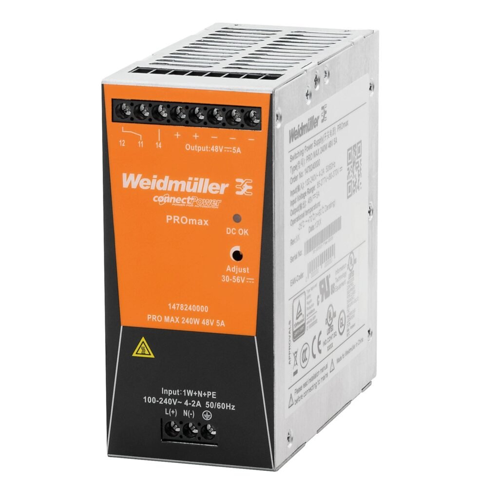 Fuente switching monofasica PRO MAX 240W 48V 5A – Weidmüller