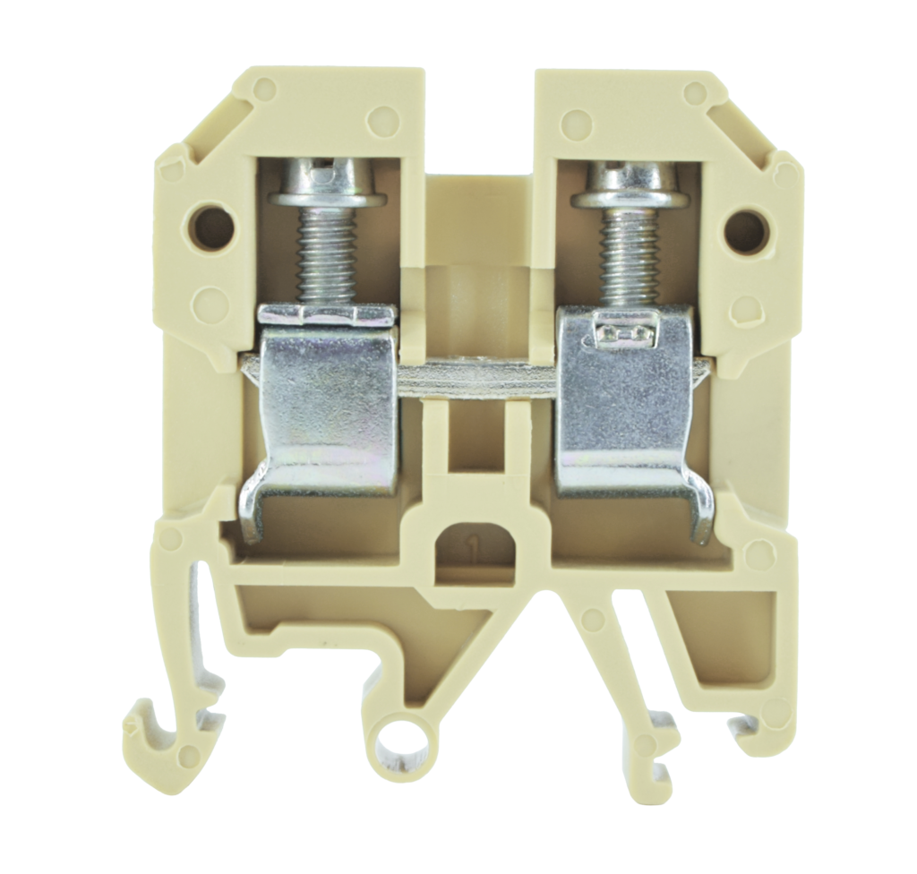 Borne de paso beige SAK 10 mm² 800V / 57A IEC/VDE 0,5 a 10mm² – Weidmüller SAK 10 Ex