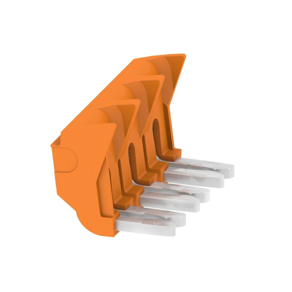 Conexión transversal (borne), insertado, naranja, 30 A, Número de polos: 3, SCCB TTB 6/3 – Weidmüller