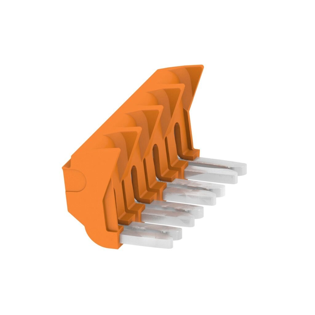Conexión transversal (borne), insertado, naranja, 30 A, Número de polos: 4,SCCB TTB 6/4 – Weidmüller