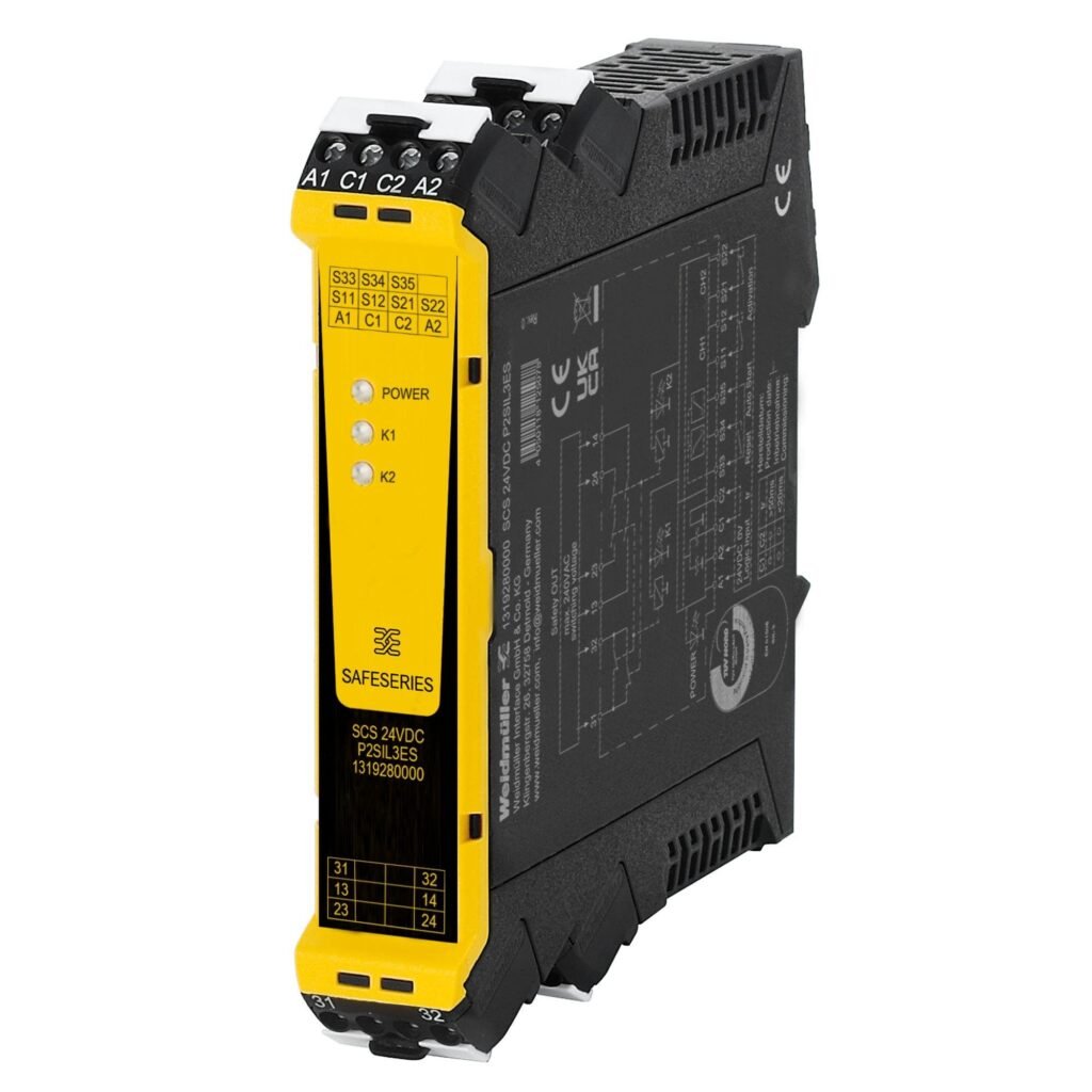 Safeseries, Relé de seguridad, SIL 3, SCS 24VDC P2SIL3ES – Weidmüller
