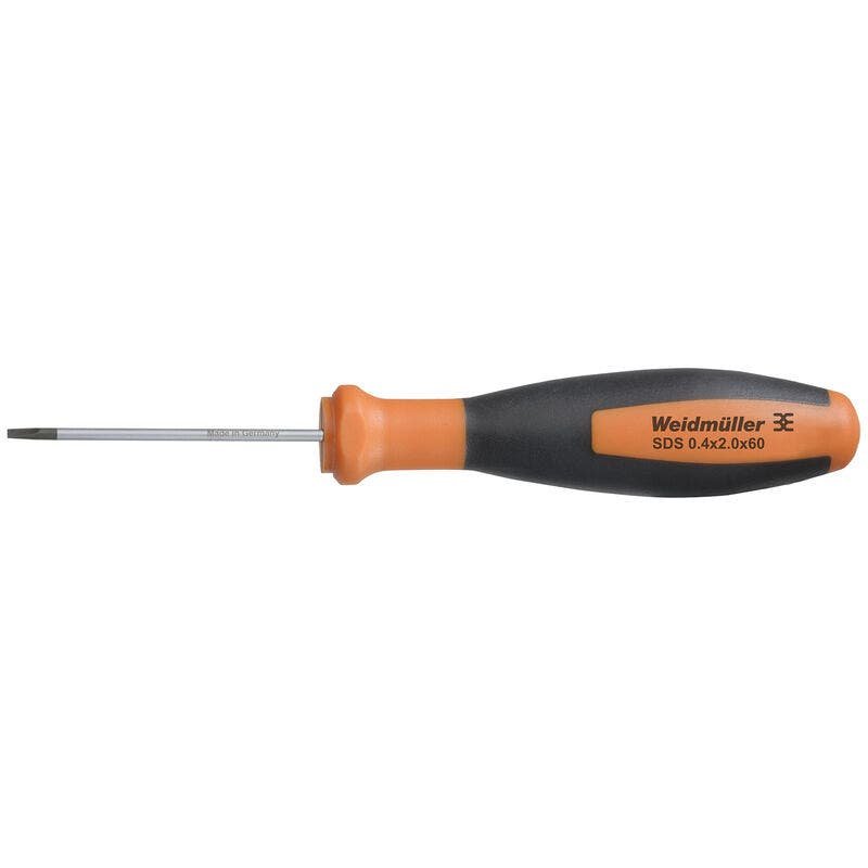 Destornillador 0,4x2x60 Plano – Weidmüller SDS 0.4X2.0X60