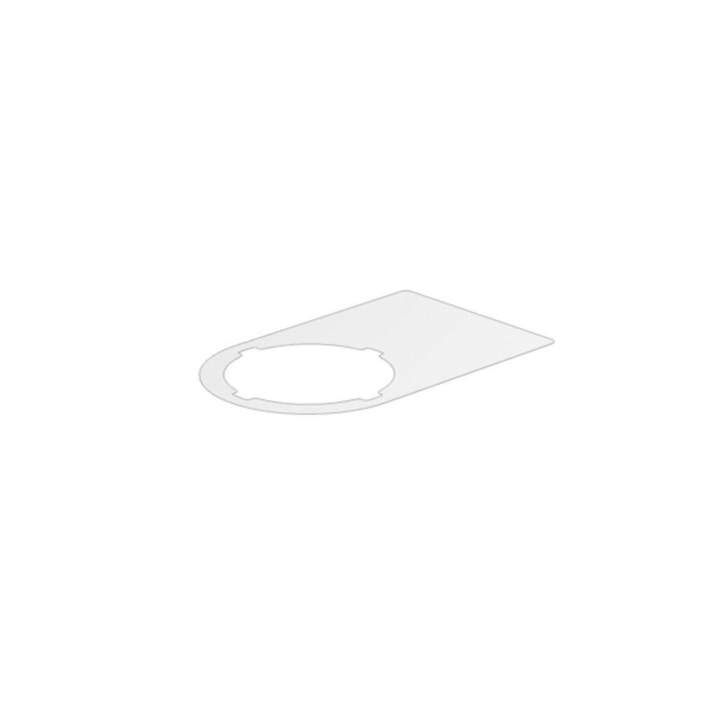 SwitchMark, Señalizadores de dispositivos, 47.75 x 27 mm, blanco (para botonera M22) – Weidmüller SM 27/18-22 MM WS
