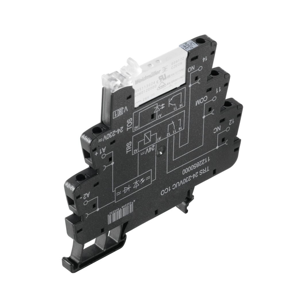 Rele bornera, conexión a tornillo 24-230VAC/DC TRS 24-230VUC 1CO – Weidmüller