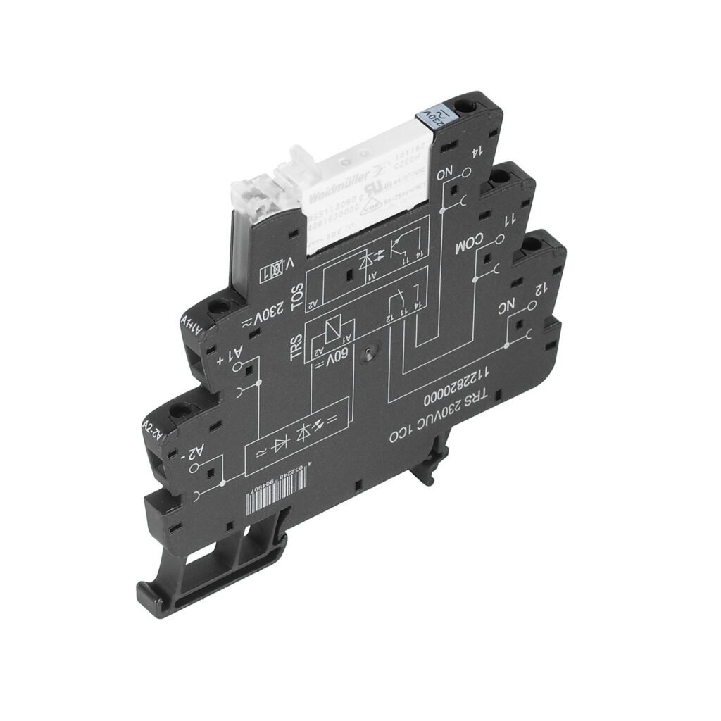 Rele bornera, conexión a tornillo 24VAC/DC TRS 24VUC 1CO – Weidmüller