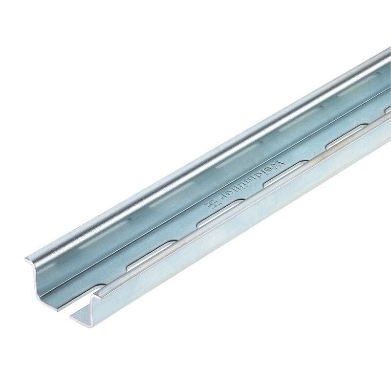 Riel alto 35x15mm x 2m- Acero perforado (precio por unidad) – Weidmüller TS35 x 15 C/PERF-V1