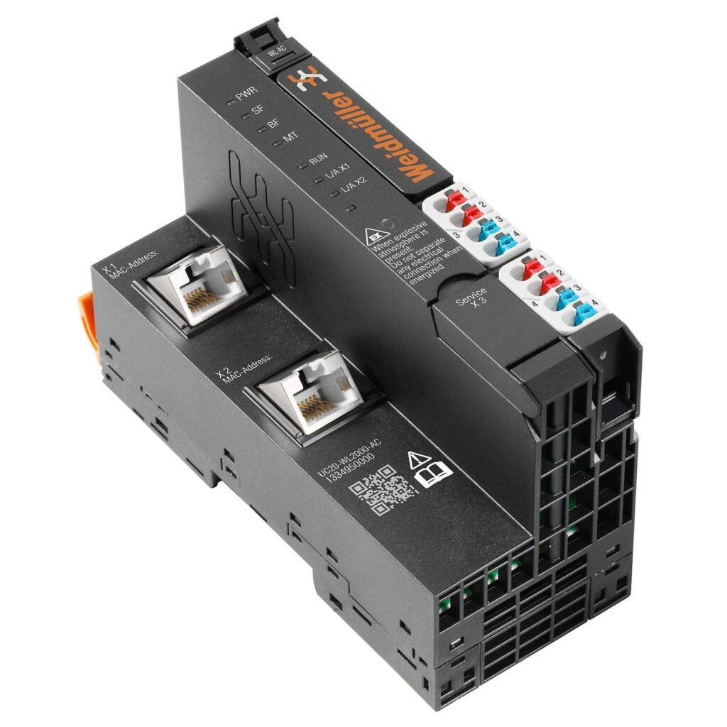 Controlador UC20-WL2000-AC PLC 2x Ethernet TCP/IP, 1x Micro USB – Weidmüller