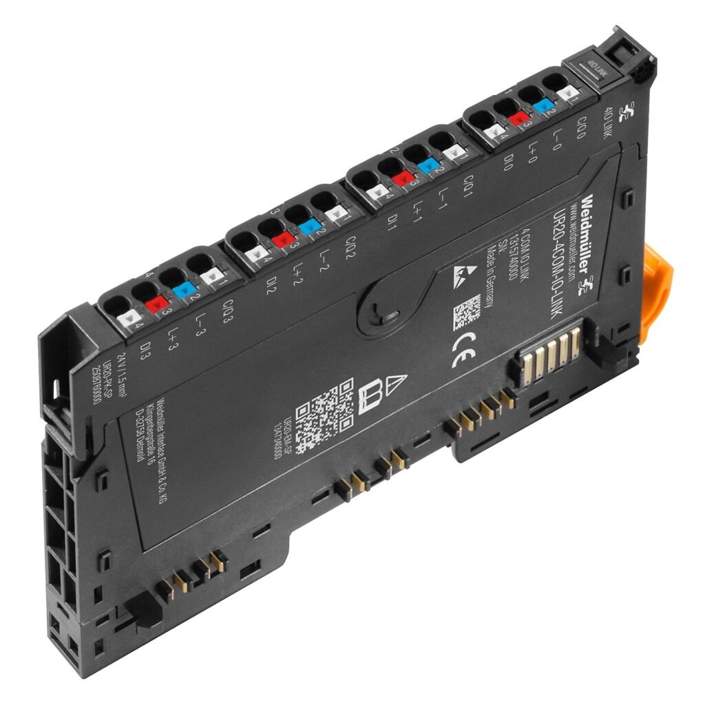 Módulo de E/S remoto, IP20, 4 canales, Módulo de comunicación, Conexión Push-In UR20-4COM-IO-LINK – Weidmüller