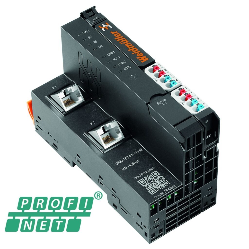 Cabecera de BUS de campo de E/S remoto, IP20, Ethernet, PROFINET IRT+RT UR20-FBC-PN-IRT-V2 – Weidmüller