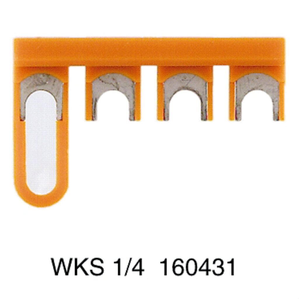 WKS 1/4 jumper deslizables 4 polos – Weidmüller