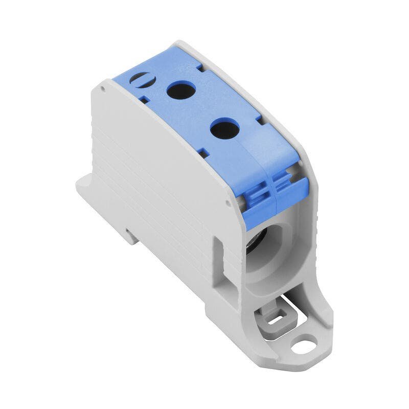 Borne de Potencia Al-CU, tornillo, Azul 95 mm2, 232 A, 1000 V – Weidmüller WPD 131 1X95 - 1X95 BL