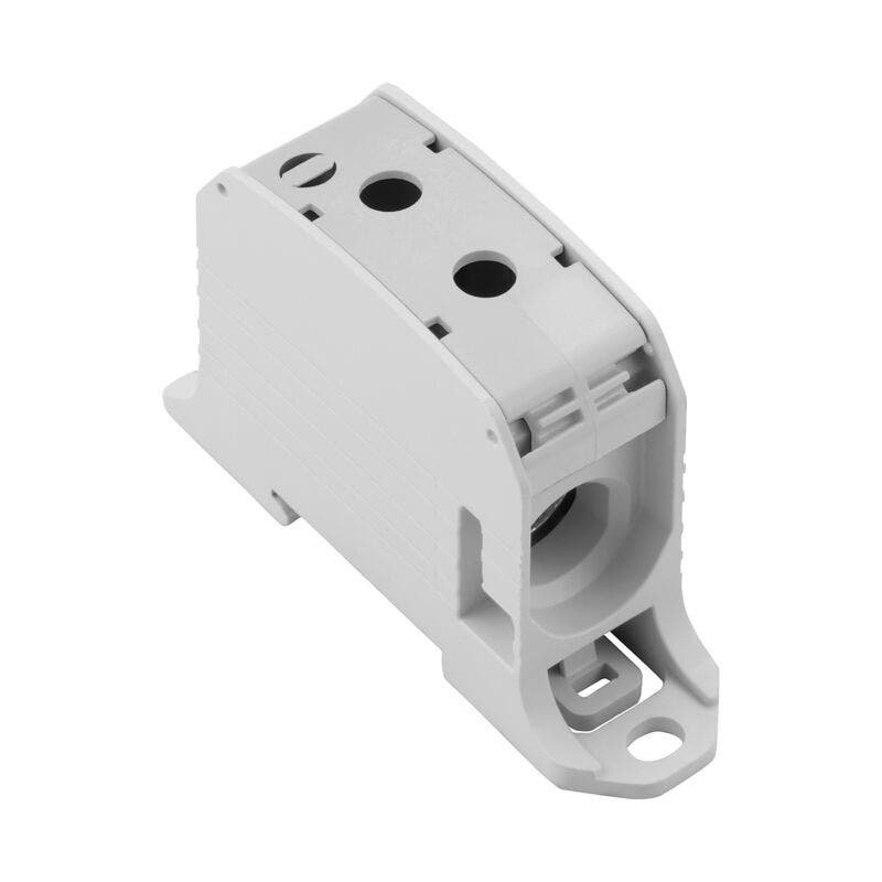 Borne de Potencia Al-CU, tornillo, Gris 95 mm2, 232 A, 1000 V – Weidmüller WPD 131 1X95 - 1X95 GY