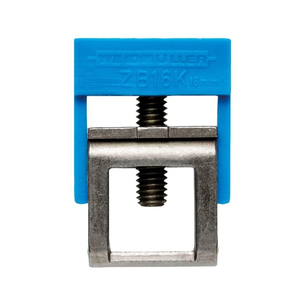 Borne A barra de tierra, azul, 4 mm², Anchura: 6 mm, M 3, Acero – Weidmüller ZB 4K BL