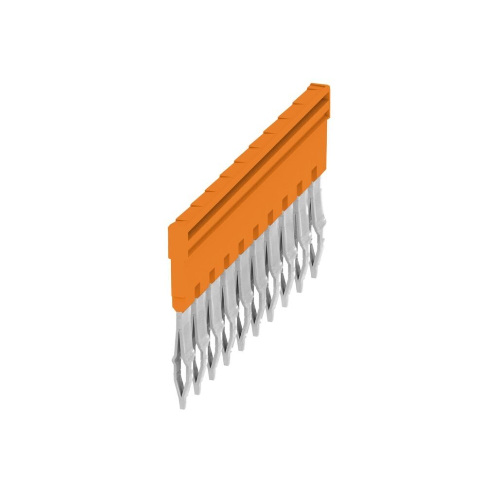 Puente naranja, 32 A, Número de polos: 10, Paso en mm (P): 6.10, Aislado: Sí, Anchura: 58.7 mm – Weidmüller ZQV 4N/10