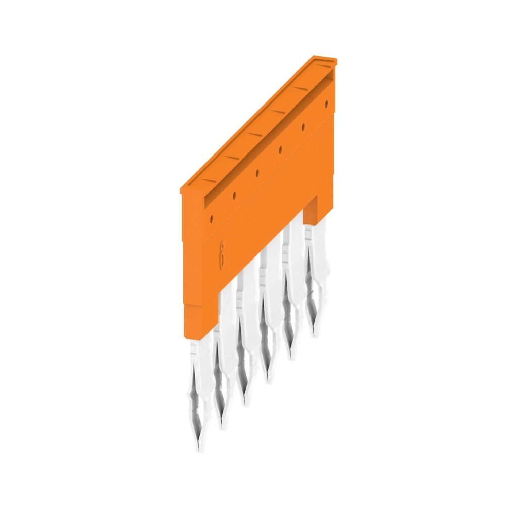 Puente naranja, 41 A, Número de polos: 6, Paso en mm (P): 8.00, Aislado: Sí,ZQV 6N/6 – Weidmüller